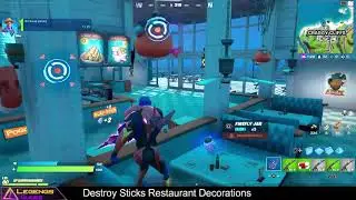Destroy Sticks Restaurant decorations - Fortnite