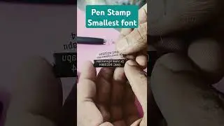 Pen 🖊️ Stamp Size 30x8mm #penstamp #price #size #stampfactory