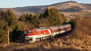 R&yacute;chliky Fatran veden&eacute; Okuliarnikmi v turčianskej kotline #train #vlaky #railway