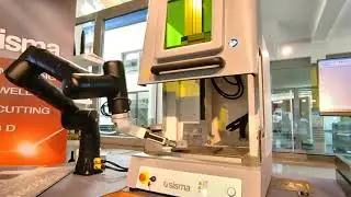 24/7 automated laser marking with Kassow Robots and Sisma (Solution provided by OCH GmbH, Germany)
