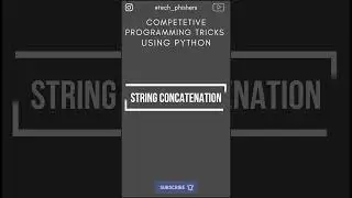 Python Competitive Programming Trick 1 