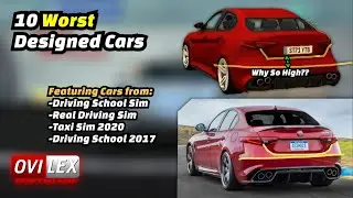 OVILEX Car Driving Games - Top 10 Worst Car Design Models | Cars That Need To Be Remodelled/Improved