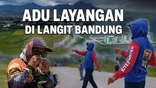 Adu Layangan di Langit Bandung | Hiburan Sebelum Hujan Melanda