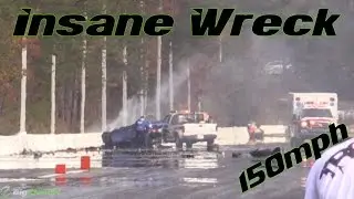 8-Sec Honda Goes Airborne at 150mph, Lands on ROOF! Crash!