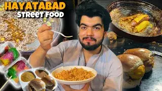 EXPENSIVE STREET FOOD IN PESHAWAR 🤩 - Vada Pav, Korean Spicy Noodles & Ice Gola 😍