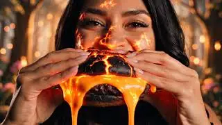The Glowing Lava Steak That Sizzles Like Fire 🔥 | 8K ASMR Mukbang