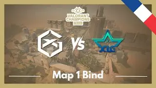 VCT CHAMPIONS Групповой этап в Париже | GX против XLG | Карта 1, привязка