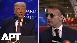 &lsquo;I&rsquo;m Not Here to Judge&rsquo;: Macron in Aviators Addresses Trump-Europe Tensions | APT
