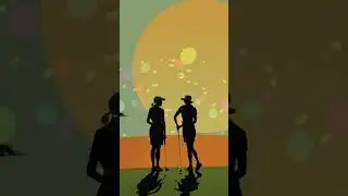 Afro-Cuban Jazz Rhythms on an African Abstract Golf Course #shorts