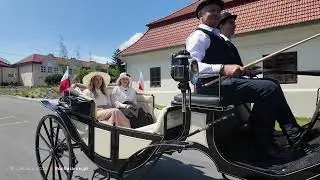 Niepołomice - 3. Międzynarodowy Konkurs Tradycyjnego Powożenia - przejazd ulicami miasta [8.06.2024]