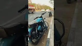 Royal Enfield classic 350 airborne blue #bullet #royalenfield