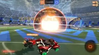 Rocket League spike rush backflip goal