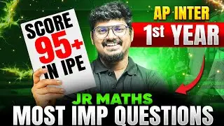 AP Inter 1st Year Maths Important Questions 2026 | Chapter-Wise Most Expected IPE Questions