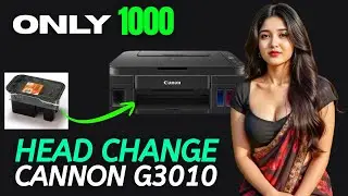 CHANGE PRINT HEAD FOR CANON G2010 G1000 G1010 G2000 G2002 G3000 G3010 G4000 G4010