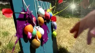 How to do DARTS and WATER BALLOON PAINTING art