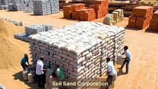 Soil Sand Corporation &ndash; Real Reti & Building Material Loading Process | 40KG Bags