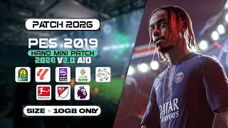 أحدث باتش تحويل بيس 2019 إلى بيس 2026 | الدوري المصري والسعودي + أبطال إفريقيا 🔥