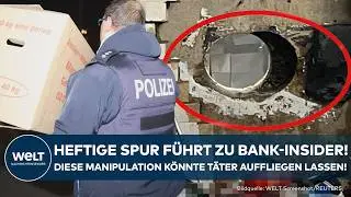GELSENKIRCHEN: Heftige Spur f&uuml;hrt zu Insider im Bankraub von Gelsenkirchen! Manipulation an T&uuml;ren