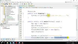 Get Started with Java final keyword  and use of overriding, SE-8, In Bengali