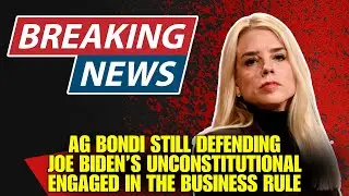 Pam Bondi STILL DEFENDING Biden's Engaged In The Business Rule