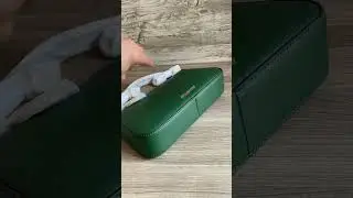 Обзор 32H3G8EW6L Сумка женская Michael Kors Empire Medium Leather Chain-Link Pochette Распаковка