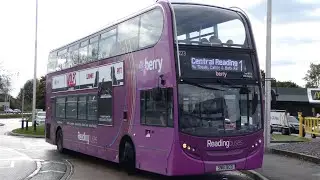 Maxed out / rare working - Reading Buses Enviro400 223 (SN61 BCO)