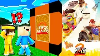 ¡Encontramos un PORTAL al MUNDO de LOS TIPOS MALOS 2 en Minecraft!