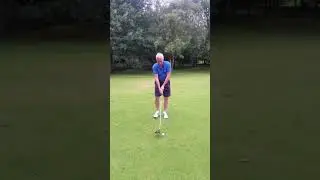 Victor trying to hit the ball.