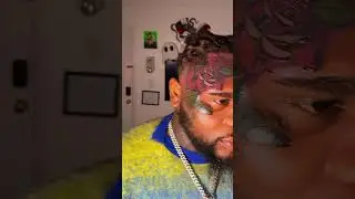 Fatboy SSE shows off his new face tattoo 🌺