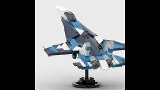 LEGO Sukhoi Su-27/Su-35 Flanker - Alternate Build of 2 x 31160 Race Plane