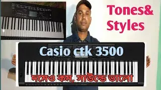 Casio ctk 3500 Indian tones and Rhythms or style s review. #Great sound at a low price#