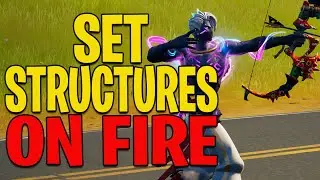 How to destroy structures with fire in Fortnite Chapter 2 Season 6 Week 8 - Legendary Quest