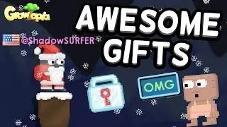 @Santa SURPRISES FANS + GIVES GIFTS! | Growtopia
