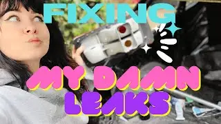 Fixing Water Leaks in my 1981 Toyota Starlet | DIY Car Maintenance with a Car Girl