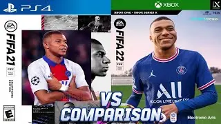 FIFA 21 PS4 VS FIFA 22 Xbox One