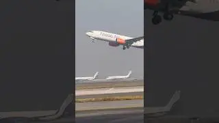 Akasa Air TakeOff | Boeing-737 | #shorts #trending #aviation #viralshorts #akasaair #indigo