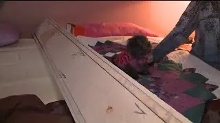 Couple says divine intervention saved them from beam that fell on their bed