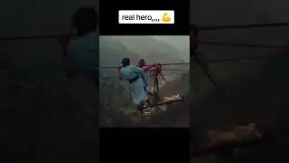 Real hero saved Battagram Chairlift struck boys  #battagram #incident#shortvideo