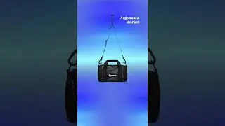 Supreme Mesh Mini Duffle Bag Black &ndash; 25SS