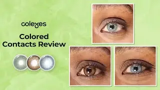 Coleyes Colored Contacts Review! Are They sutiable for dark skin color?
