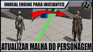 Como mudar a MALHA de um personagem PRONTO na Unreal Engine?