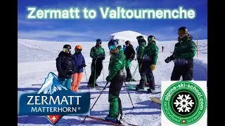 Zermatt, Switzerland to Valtournenche, Italy with Alpine ski school Zermatt