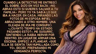 Cuando la detective me entregó el sobre, dijo en voz baja: «No abras esto si quieres salvar a tu