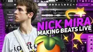 Nick Mira Making Beats From Scratch w/ Paryo 🔥 FL Studio Live Cookup ✨