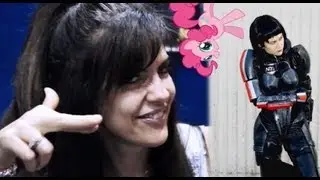 Commander Shepard Jennifer Hale Mass Effect femshep ShoutOut Bronies of NSW & Tara Strong MLP FIM
