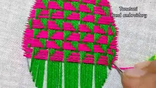Traditional hand embroidery design /orillas para servilletas de una sola vuelta