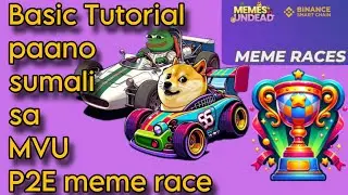 #MVU. Memes vs Undead Play to Earn Game. Basic tutorial kong paano sumali sa meme race. #crypto