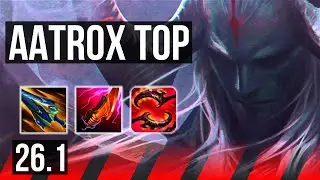 AATROX vs TRUNDLE (TOP) | 50K damage, Good KDA: 15/2/6 | EUNE Master | 26.1