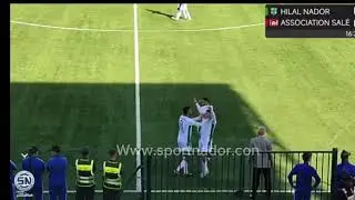 هدف هلال الناظور في مرمى ج سلا 0.1