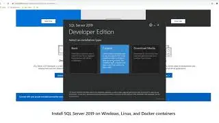 MICROSOFT SQL SERVER CUSTOM INSTALLATION - 2019 DEVELOPER EDITION | INTRODUCTION TO DBMS